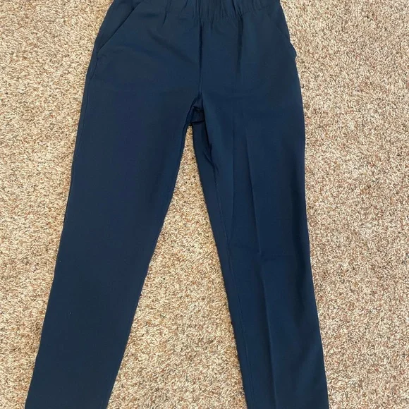 Babaton Navy Tapered Dress Pants - Picture 1 of 4